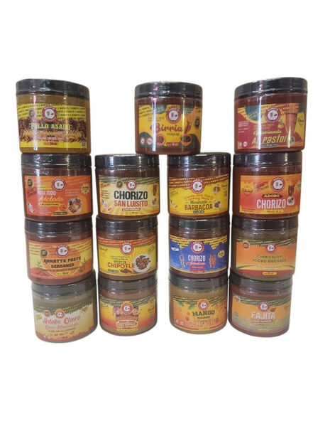 Adobo Marinade Set, 17 Jars Kuko's M Foods
